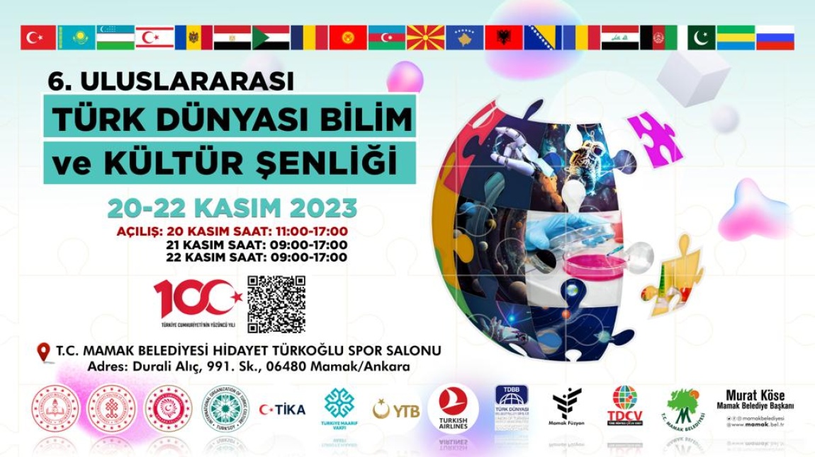 Türk Dünyası Bilim ve Kültür Şenliğindeyiz